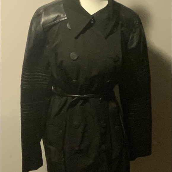 Rudsak leather pea coat - Picture 3 of 7